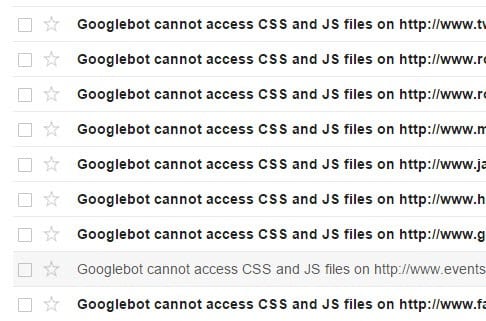 Emails from Google