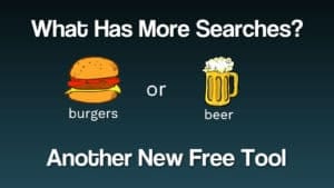 What has more searches? Featured Image