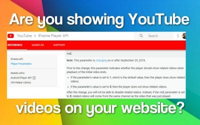YouTube Changed the Related Videos Parameter