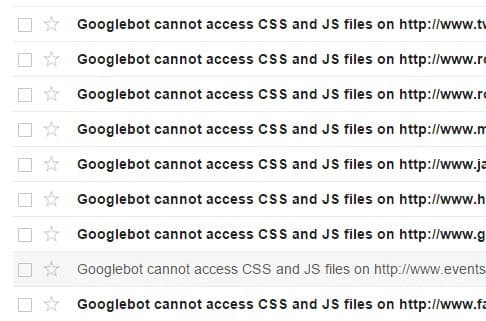 Emails from Google