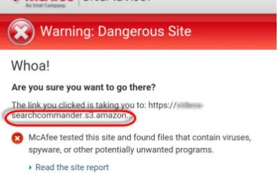 Incorrect “Dangerous Site” Warning by Verizon & McAfee