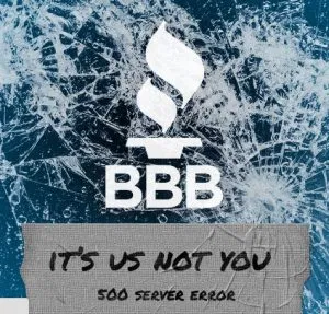 BBB sever 500 error