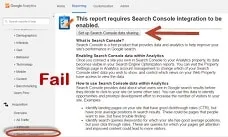 Google Search Console / Analytics Bug
