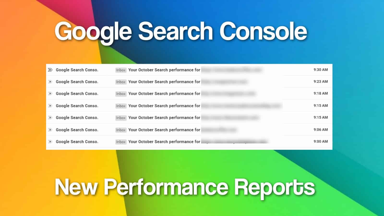 New Google Search Console Performance Reports